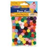 Creativity Street® Pom Pons, Bright Hues Assortment, 0.5", 100 Pieces Per Pack, 12 Packs - 2 of 4
