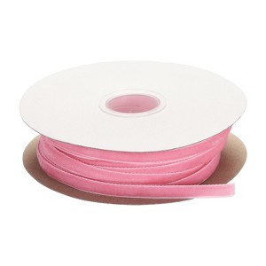 Unique Bargains Soft Single Face Spool Silky Velvet Ribbon for Bouquets DIY Gift Craft - 1 of 3