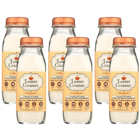 Leaner Creamer Caramel Coconut Oil Creamer - Case Of 6/9.87 Oz : Target