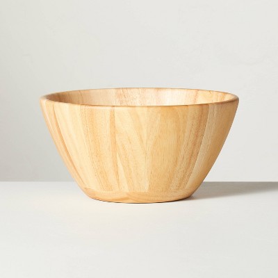 104oz Glass Serve Bowl with Wood Lid - Hearth & Hand™ with Magnolia