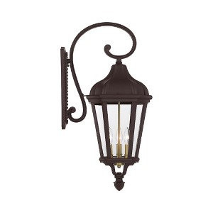 Livex Lighting Morgan 3 - Light Wall Light in  Bronze - 1 of 4