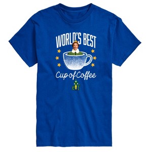 Men's - Elf - Worlds Best Cup Of Coffee Short Sleeve Graphic T-Shirt - 1 of 4