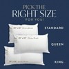 100 Cotton Hotel Pillows, Down Alternative Fill, Set of 2, Soft, Medium, Firm. - 4 of 4