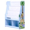 Sunny Safari Book Rack Storage Kids' Bookshelf - Fantasy Fields by Teamson Kids - image 3 of 4