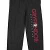 Harry Potter Gryffindor Women's Black Sleep Pajama Pants - 2 of 4