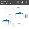 Best Choice Products 10x10ft Pop Up Canopy Outdoor Portable Adjustable Instant Gazebo Tent w/ Carrying Bag - 2 of 4