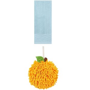 REGALWOVEN Cute Soft Absorbent Hand Towels for Quick Drying 14" x 30"/6" x 6" 2 Pcs - 1 of 4