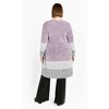 Avenue Women's Plus Size Elise Color Block Knitted Cardigan - 4 of 4