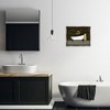 Stupell Industries Bathroom in Deco Style Black Framed Floater Canvas Wall Art - 2 of 4