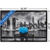 Trends International PD Moreno - Fine Art - Blue Umbrella Framed Wall Poster Prints - 3 of 4