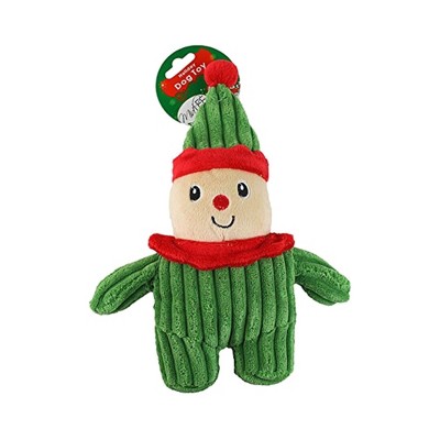 Midlee Christmas Corduroy Dog Toy (Elf)