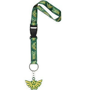 The Legend of Zelda Lanyard Wristlet Triforce Wrist Strap Lanyard For Keys and Wallets - 1 of 4