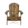 Malibu 3pc Outdoor 2 Seater Acacia Wood Chat Set with Cushions - Khaki/Natural - Christopher Knight Home - 4 of 4