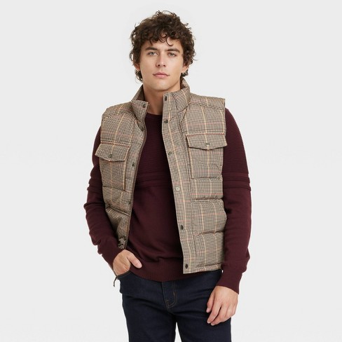 Men's Corduroy Jacket Full Zip Stand Collar Corduroy Coat Winter