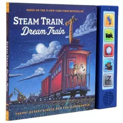 Steam Train Dream Train Sound Book - (Goodnight, Goodnight Construction Site) Abridged by  Sherri Duskey Rinker (Hardcover)