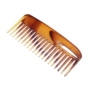 Unique Bargains Wide Tooth Comb for Curly Hair Wet Hair Long Thick Wavy Hair Detangling Comb Hair Combs for Women and Men 1 Pc - 1 of 4