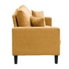 Kumasinova 57" High 2-Seater Sofa, Resilience Loveseat with Wooden Frame, Upholstered Sponge Cushions, 2 Pillows, Perfect Couches for Living Room - 3 of 4