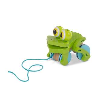 Melissa & Doug First Play Frolicking Frog Pull Toy