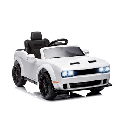 Kids Electric Car | Licensed Dodge Challenger Ride-On 12V Battery-Powered Vehicle with Remote
