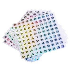 Unique Bargains Office Home Warehouse Self-Adhesive Reflective Sticker 10 Sheets - 1 of 4