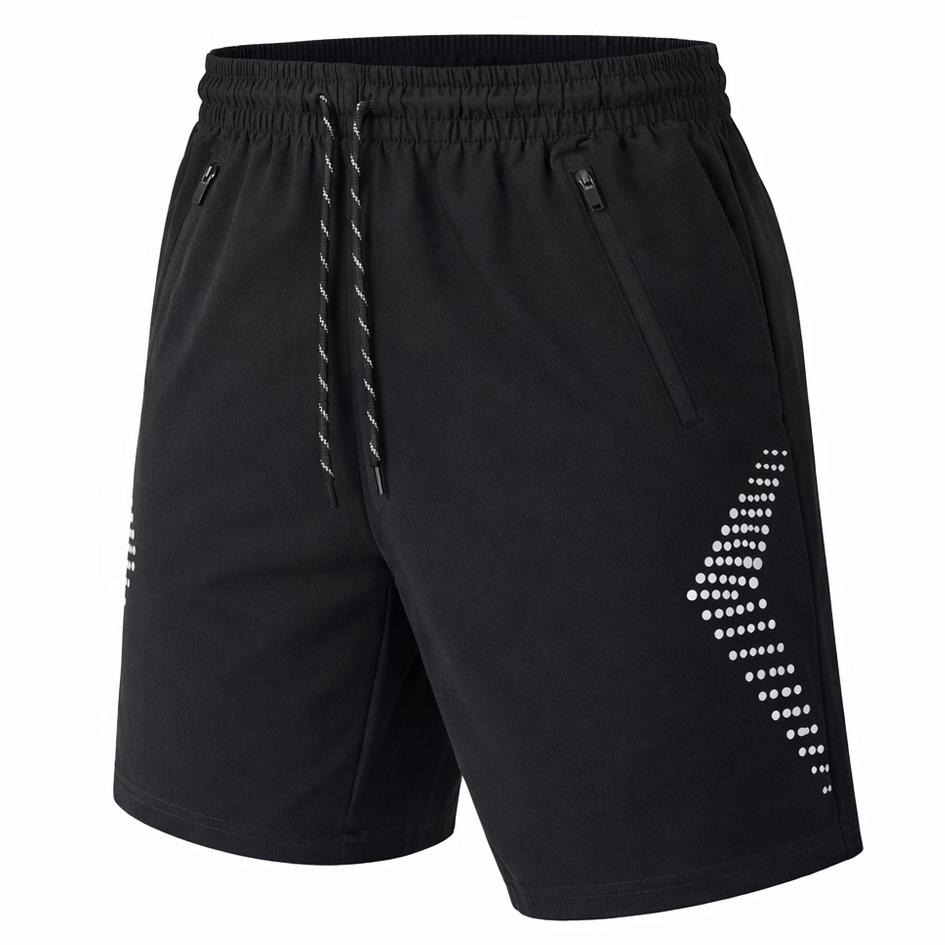 Jump Start  Men's Performance Training Shorts With Zipper Pockets