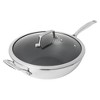 Henckels Paradigm Ceramic 12-inch Stainless Steel Dual Performance Wok with Lid - 3 of 4
