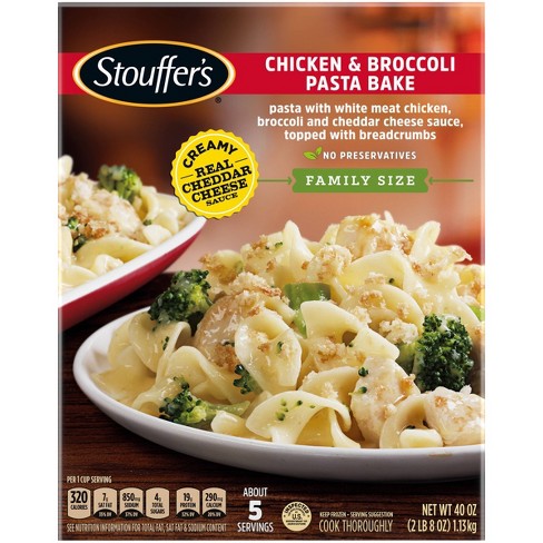 Stouffer's Frozen Chicken & Broccoli Pasta Bake Family Size - 40oz : Target