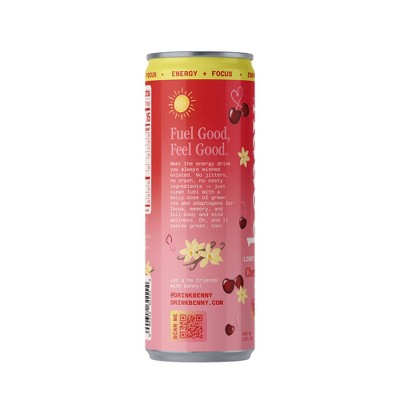 Benny Cherry Vanilla Lightly Sparkling Energy Drink - 12 fl oz Can