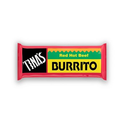 Tina's Red Hot Beef Frozen Burrito - 4oz