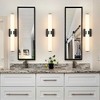 Minimalist LED Wall Sconce Metal  Frosted Acrylic Fixture - 4 of 4
