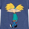 Girls' - Hey Arnold! - Distressed Arnold Fitted Short Sleeve Graphic T-Shirt - 2 of 4