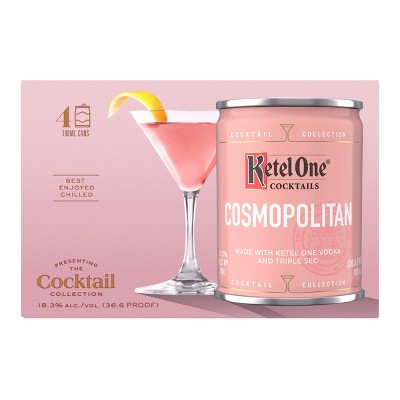 Ketel One Cosmo Cocktail - 4pk/100ml Cans