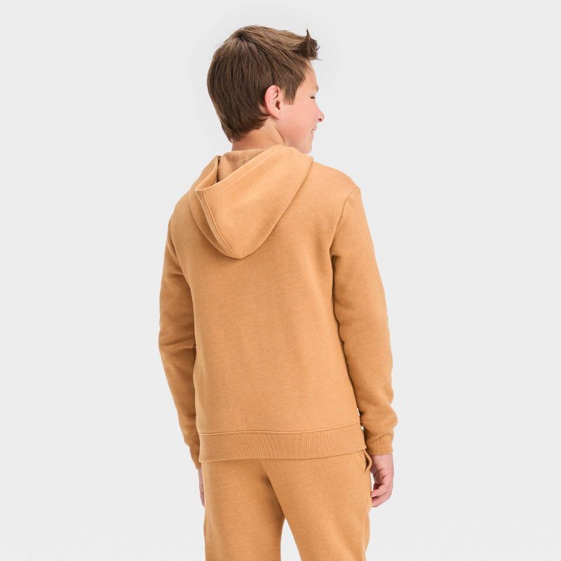 Boys' Fleece Zip-Up Sweatshirt - Cat & Jack™, 2 of 4