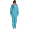 Just Love Womens One Piece Winter & Christmas Character Adult Bodysuit Hooded Pajamas - 4 of 4