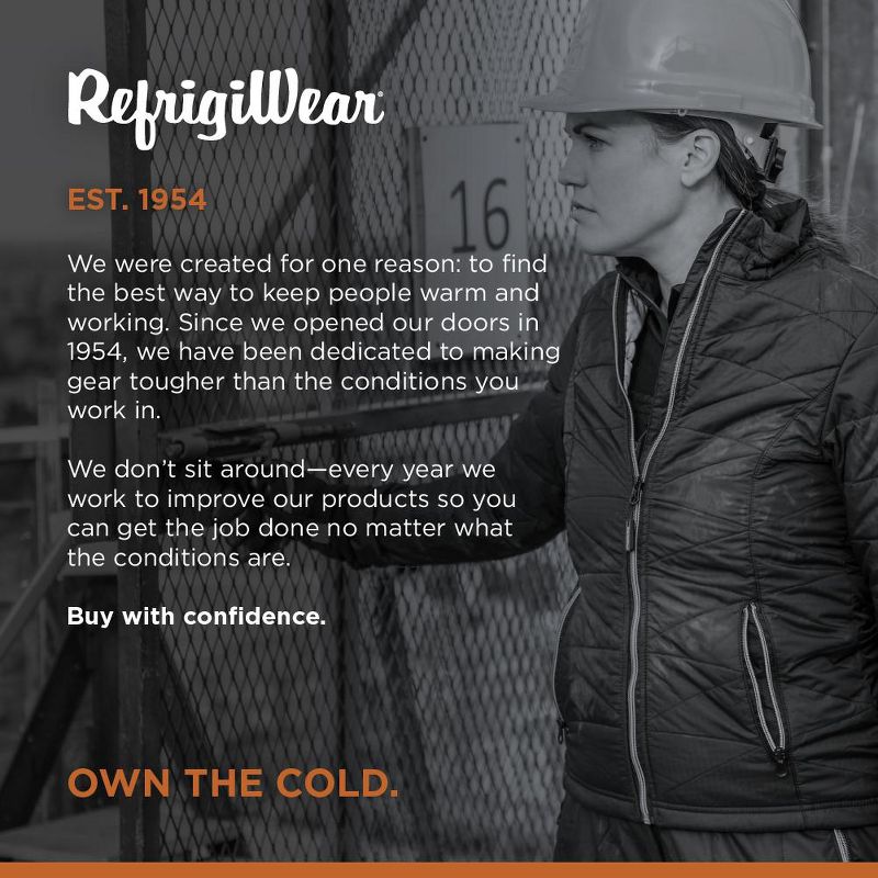 RefrigiWear Women's Warm Lightweight Packable Quilted Ripstop Insulated Jacket, 6 of 8