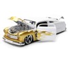1951 Mercury Coupe White with Gold Flames "Bigtime Muscle" Series 1/24 Die Cast Model Car by Jada - 2 of 4