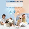 Garvee 18000 BTU 19 SEER Ductless Mini Split Air Conditioner and Heat Pump,42dB Ultra-Quiet 3-in-1 Cooling Heating Dehumidifier,Includes 10ft Line Set - 4 of 4