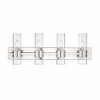 Lawson 4-Light Brushed Nickel Linear Vanity Light - Modern Steel Fixture for Bathrooms - 4 of 4