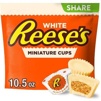 Reese's Miniatures White Creme Peanut Butter Cups Candy - 10.5oz
