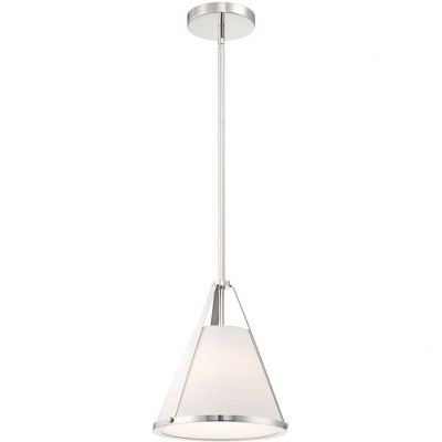 Crystorama Lighting Fulton 1 - Light Pendant in  Polished Nickel