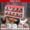 Chicken Nesting Box, 10/8/6 Hole Chicken Nesting Box for Hens - Heavy Duty Laying Box with Egg Collection System, Easy Clean & Tool-Free Assembly - 4 of 4