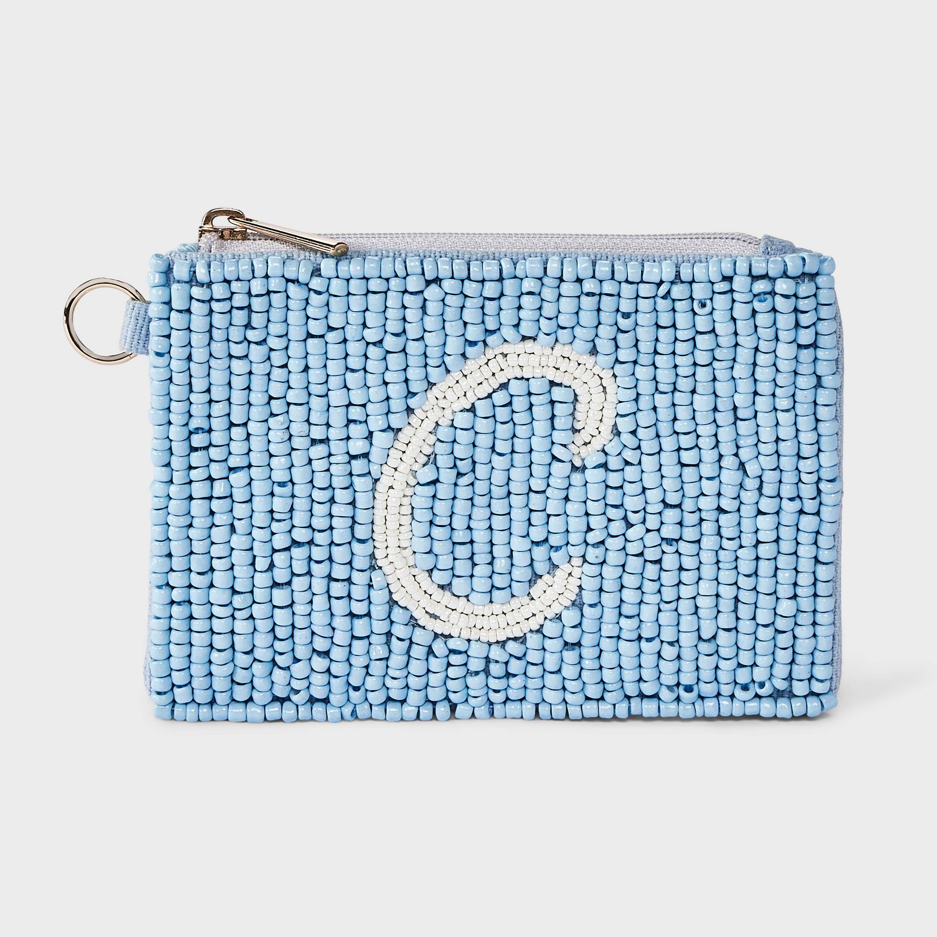 Beaded Monogram Letter Pouch - A New Day™