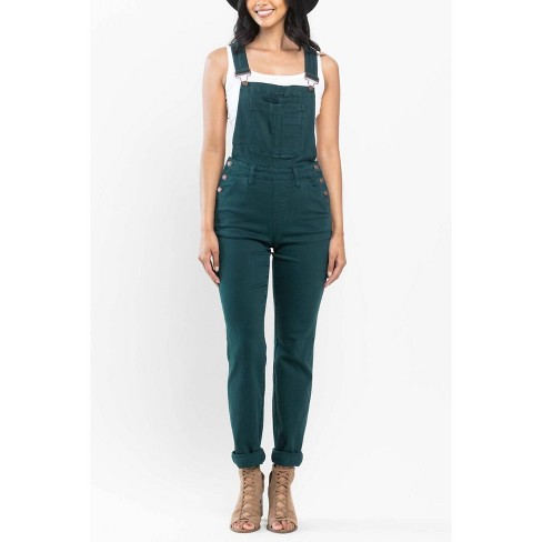 Women's High Waist Double Cuff Friend Overall Jeans - Judy Blue : Target