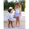 RuffleButts Girls UPF50+ Tulle Skirted One Piece - 3 of 4