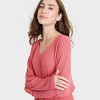Women's Cozy Ribbed Pullover - Auden™ - 3 of 4