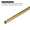 Unique Bargains Smooth Large Cocktail Coffee Juice Reusable Metal Straws 4 Pcs - 3 of 4