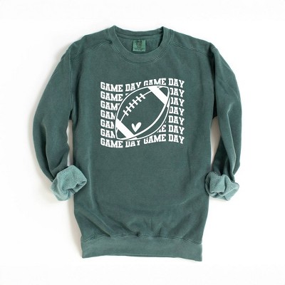 Simply Sage Market Women's  Garment Dyed Graphic Sweatshirt Football Game Day