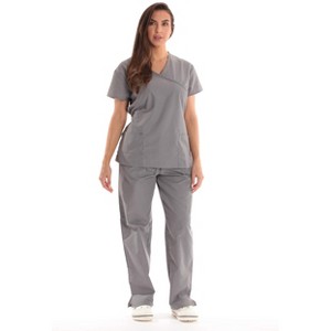 Just Love Women's Scrub Sets Medical Scrubs (Mock Wrap) - Comfortable and Professional Uniform in - 1 of 1