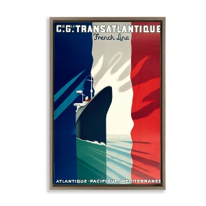 Stupell Industries Antique French Cruise Ship, 25" x 17" - 1 of 4