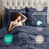Nestl 9 Piece Comforter Set, Pinch Pleated Bedding Set, Bed in a Bag, Comforter Set with Down Alternative Pillows - 4 of 4